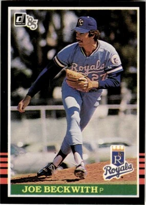 1985 Donruss Joe Beckwith Kansas City Royals #541 - Image 1 of 2