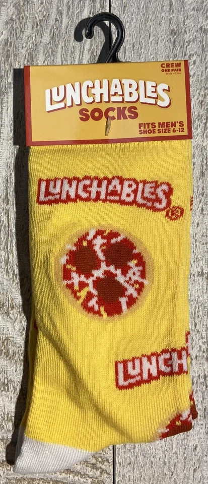 Men's CHEETOS Soda Crew SOCKS Shoe Size 6-12 Women 7.5-13 Novelty