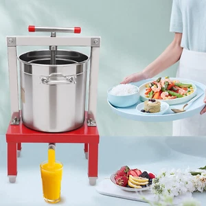 Prensa de miel manual máquina de cera apicultura prensa de miel acero inoxidable 448 oz - Imagen 1 de 11