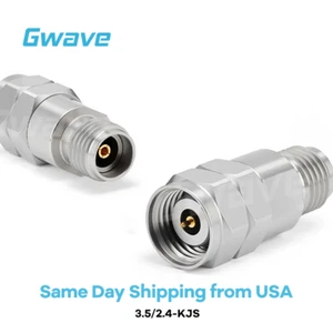 3.5mm Male to 2.4mm Female Adapter, DC - 26.5GHz - Picture 1 of 10