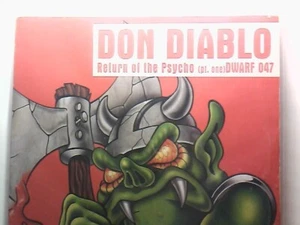 DON DIABLO ' RETURN OF THE PSYCHO (pt. one) DWARF 047 HOUSE ELECTRONIC - Picture 1 of 4