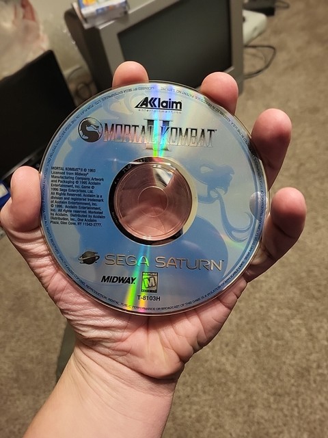 Mortal Kombat II 2 - Sega Saturn Videogame - Editorial use only