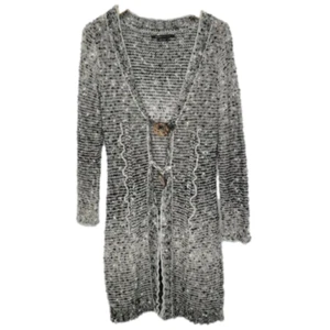 BCBGMaxazria Long Knitted Cardigan Two Button - Picture 1 of 12