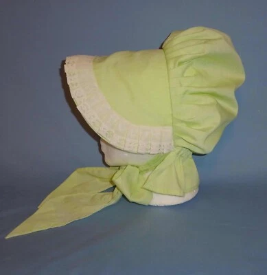 Pioneer Sun Bonnet Niñas M-L-Colonial-Pradera-Frontera-Granja Niña-Escuela Juegos Foto 1 de 4