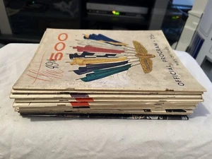 Lot of 12 65 -1970s Indianapolis Motor Speedway Indy 500 Official Race Program - Picture 1 of 13