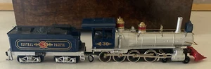 Locomotora y coche de carbón escala HO BC Central Pacific 3 - Imagen 1 de 2