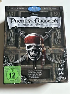 Fluch der Karibik: Die Piraten-Quadrologie / Blu-Ray Johnny Depp - Bild 1 von 3