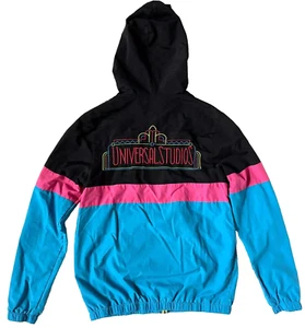 Universal Studios Men Adult M Full Zip Windbreaker Jacket Vintage Embroidered - Picture 1 of 5