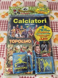 ALBUM CALCIATORI PANINI 2023/24 +4 BUSTINE +CARD LAUTARO + TOPOLINO 3551! - Foto 1 di 5