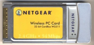 NETGEAR Wireless PC CARD 32-Bit CardBus WG511 Wireless Network Adapter Card - Picture 1 of 1