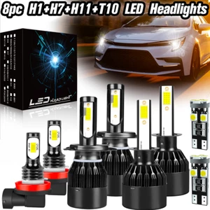 For Ford Transit Custom 2012-2021 Headlight Upgrade Led Fog Side Light Bulbs 8x - Picture 1 of 19