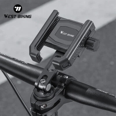 WEST BIKING Bike Phone Holder Scooter Motorcycle Bicycle Phone Mount Stand - Image 1 of 4