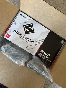 ASRock Steel Legend Radeon RX 9070 XT 16GB GDDR6 Graphics Card 16G - Bild 1 von 3