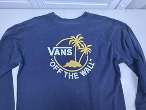 VANS Off The Wall Island Logo Large Long Sleeve T-Shirt Classic Fit Cotton - Picture 1 of 6