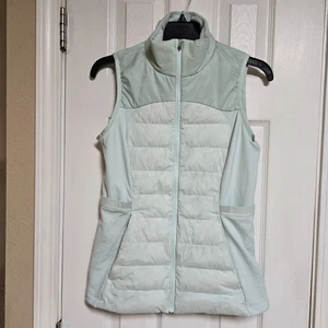 Lululemon Down For It Puffer Vest Womens 6 Goose Down Full Zip Mint Green - Picture 1 of 12