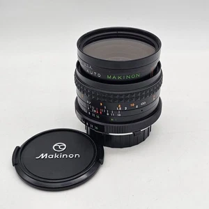 Vintage Auto Makinon Wide Angle Lens 1:2.8 f=28mm Multi-Coated W Tiffen Rings - Picture 1 of 11