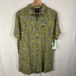 Rip Curl Fun Times Short Sleeve Shirt 100% Viscose AOP Floral Size Medium NWT - Picture 1 of 8