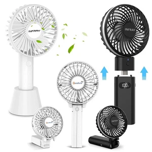 Ventiladores de escritorio plegables portátiles refrigerador ventilador recargable USB - Imagen 1 de 21
