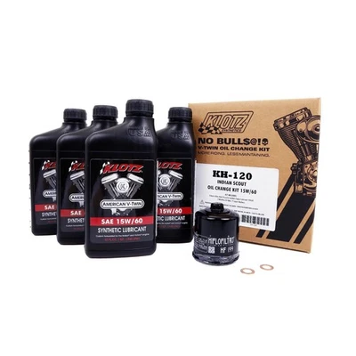 Комплект для замены синтетического масла Klotz Oil KH-120 для Indian Scout - 15W-60 - Изображение 1 из 2