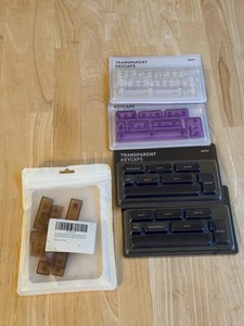 Nuphy mSA Crystal Accent Keycap collection - Clear, Blue, Purple, Brown - Picture 1 of 1