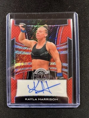 2025 Leaf женские спортивные Kayla Harrison с автографом красное мерцание 1/1 - Изображение 1 из 2