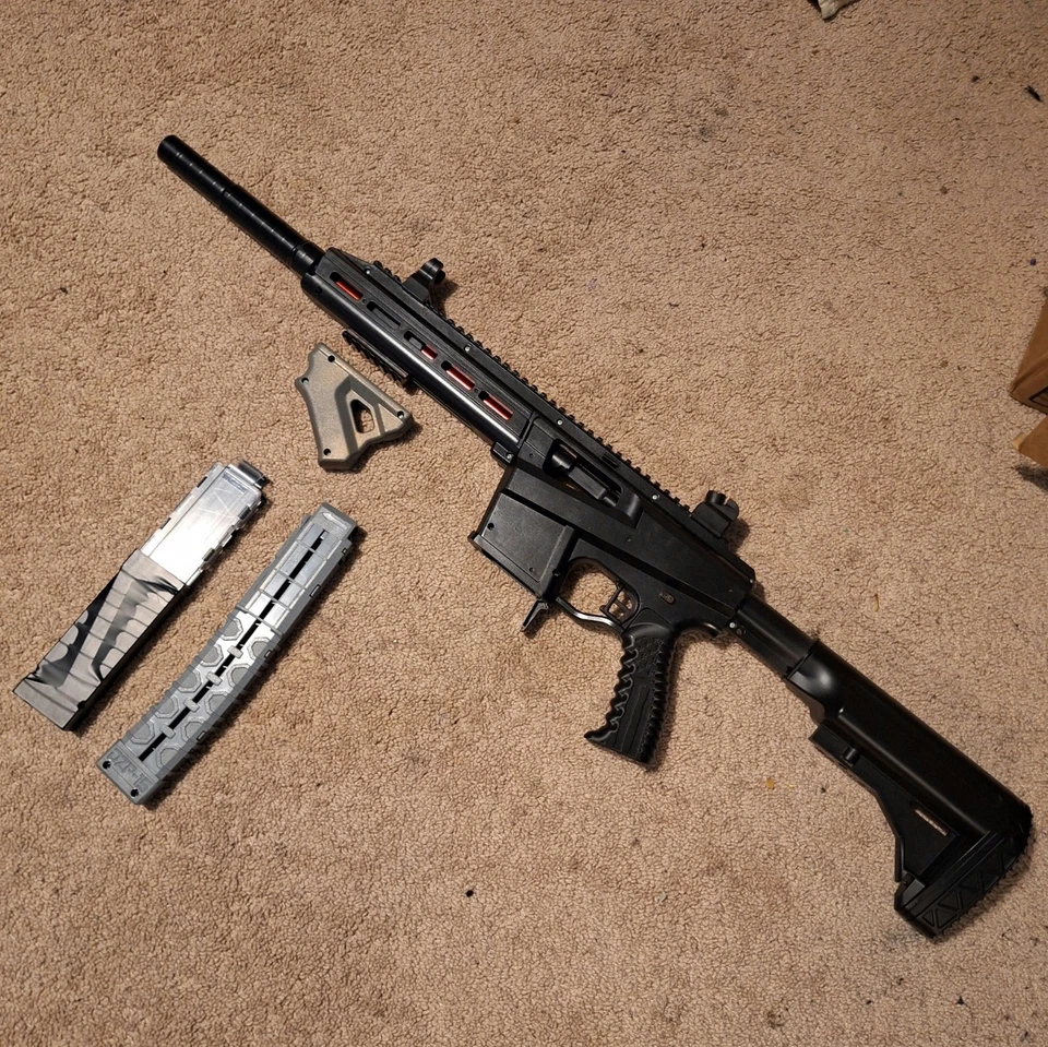 MODDED & PINTADO Game Face Trion Blaster Foto 1 de 4