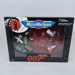 Micro Machines James Bond 007 Figures and Vehicles 1995 Galoob No. 74810 New - Picture 1 of 9