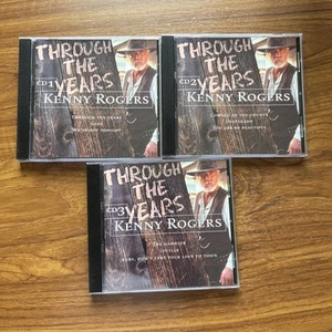 Kenny Rogers Through The Years 3 CD Collection 1998 No Box - Picture 1 of 5