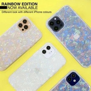 Phone Cover Pearl Case Marble For iPhone 11 Pro MAX XR X 6s 6 8 7 Plus Bling - Picture 1 of 15