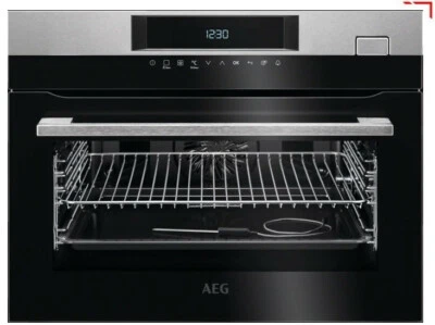 AEG KSK782220M SteamBoost Backofen Kompaktgerät EEK: A+ 45er Nische - Bild 1 von 4