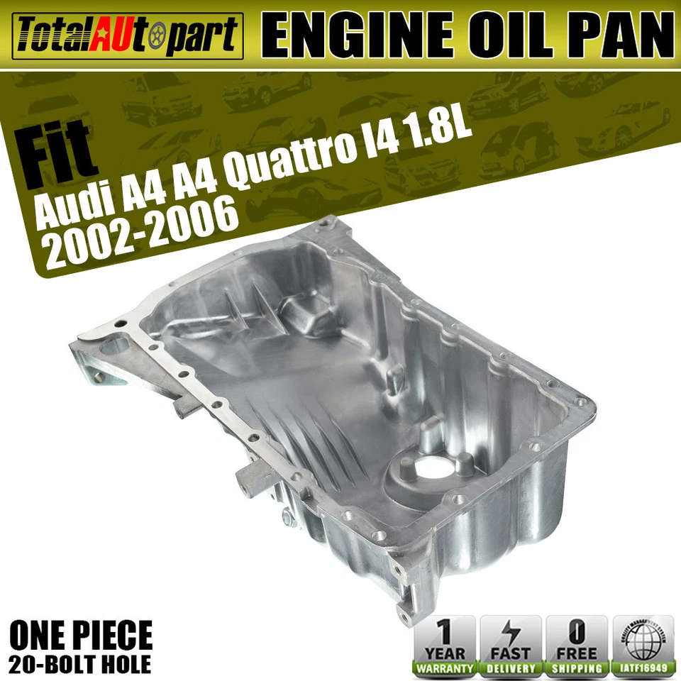 cárter de aceite de motor para Audi A4 A4 Quattro 2002-06 1,8 L 06B103603A 06B103601AE VWP32A Foto 1 de 4