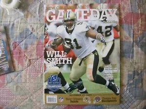 2009 New Orleans Saints Tampa Bay Buccaneers Programm 2010 Super Bowl Bucs AD - Bild 1 von 12
