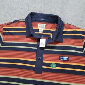 L.L. Bean Polo Shirt Mens XL Multi Traditional Fit Vintage Soft Rugby - Picture 1 of 11