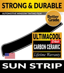 UCD PRECUT SUN STRIP WINDOW TINTING TINT FILM FOR FORD F-150 SUPER CREW 15-25 - Picture 1 of 1
