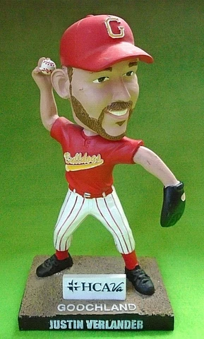 Justin Verlander Goochland Bulldogs HCA VA 6 1/2" Bobblehead MLB Houston Astros Cover