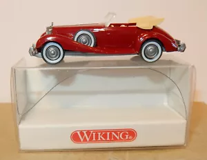 MICRO WIKING HO 1/87 MERCEDES BENZ 540 K rouge foncé #8350120 in box - Imagen 1 de 8
