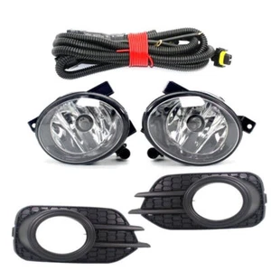 For VW Tiguan 2013 2014-2017 Front Clean Lens Fog Light Lamp+Grille+Wire S - Picture 1 of 6