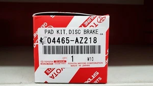 Toyota Matrix 2003-08 Front Genuine Ceramic Brake Pads w/o Shims 04465-AZ218 - Picture 1 of 2
