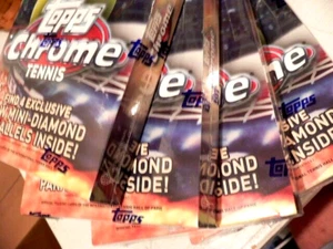 2021 Topps Chrome LITE Tennis 4 box lot - 4 factory sealed LITE 16 pack boxes - Picture 1 of 4