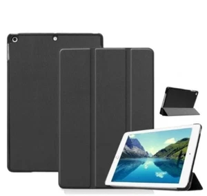 For iPad Air 5th Generation Black Smart PU Leather Cover Case 3-Fold Stand Folio - Picture 1 of 7