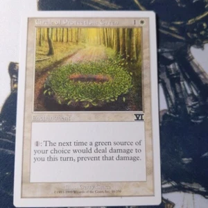 Magic The Gathering Classic Sixth Edition Circle Of Protection : Green - Picture 1 of 2