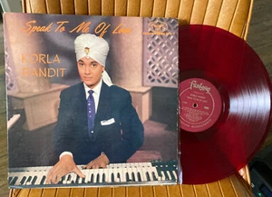 KORLA PANDIT SPEAK TO ME OF LOVE RED VINYL LP RECORD ALBUM PIPE ORGAN FANTASY - Picture 1 of 7