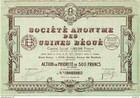 Usines Bégué, dekorativ & selten