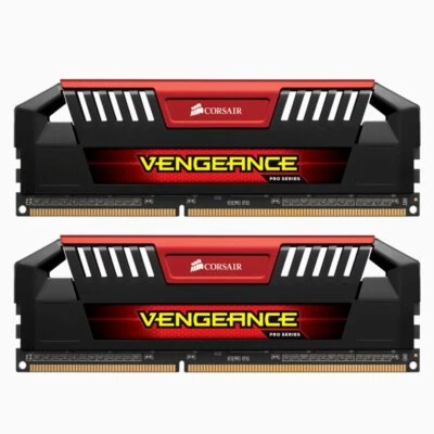 Corsair VENGEANCE Pro 16GB 2x 8GB DDR3 2400MHz PC3-19200 Overclocking Memory Red - Image 1 of 4