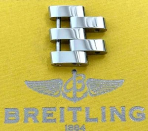 Genuine New BREITLING 17mm Watch Band Bracelet Link Glossy #399 - Picture 1 of 1