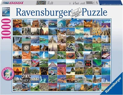 Ravensburger 2D Puzzle - Luoghi Più Belli al Mondo - 1000 Pezzi - 70 cm x 50 cm - Immagine 1 di 4