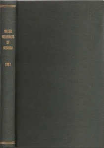B M Hall, M R Hall / Water Resources of Georgia 1907 Georgia - Imagen 1 de 2