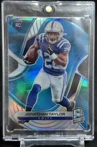 2020 Spectra #152 Jonathan Taylor Neon Blue Die Cut #/50 Rookie Colts Colormatch - Bild 1 von 3
