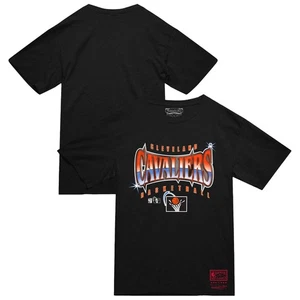 Mitchell & Ness Black Cleveland Cavaliers Worldwide Collection Glow Up para hombre - Imagen 1 de 3
