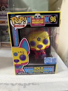 Funko Pop! Dia De Los Muertos Xolo #97 Blacklight Funko Exclusive con protezione - Foto 1 di 6